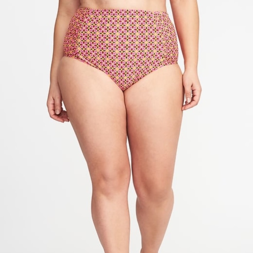 Old Navy High Rise Plus Size Swim Bottoms